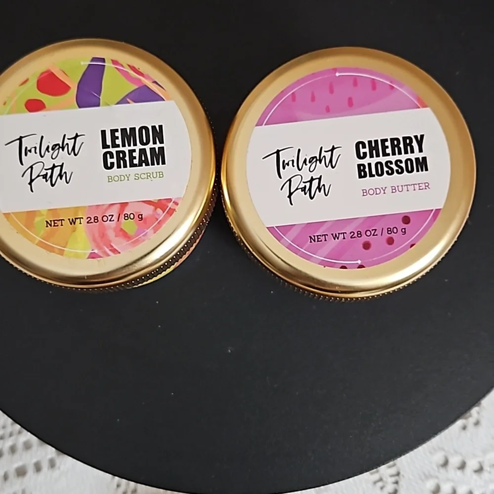 Body Scrub - Cherry Blossom and Lemon Cream
